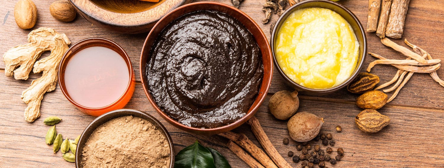 Chyawanprash Zutaten Banner
