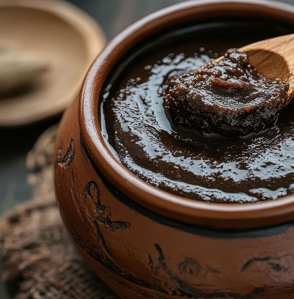 Chyawanprash mit Löffel