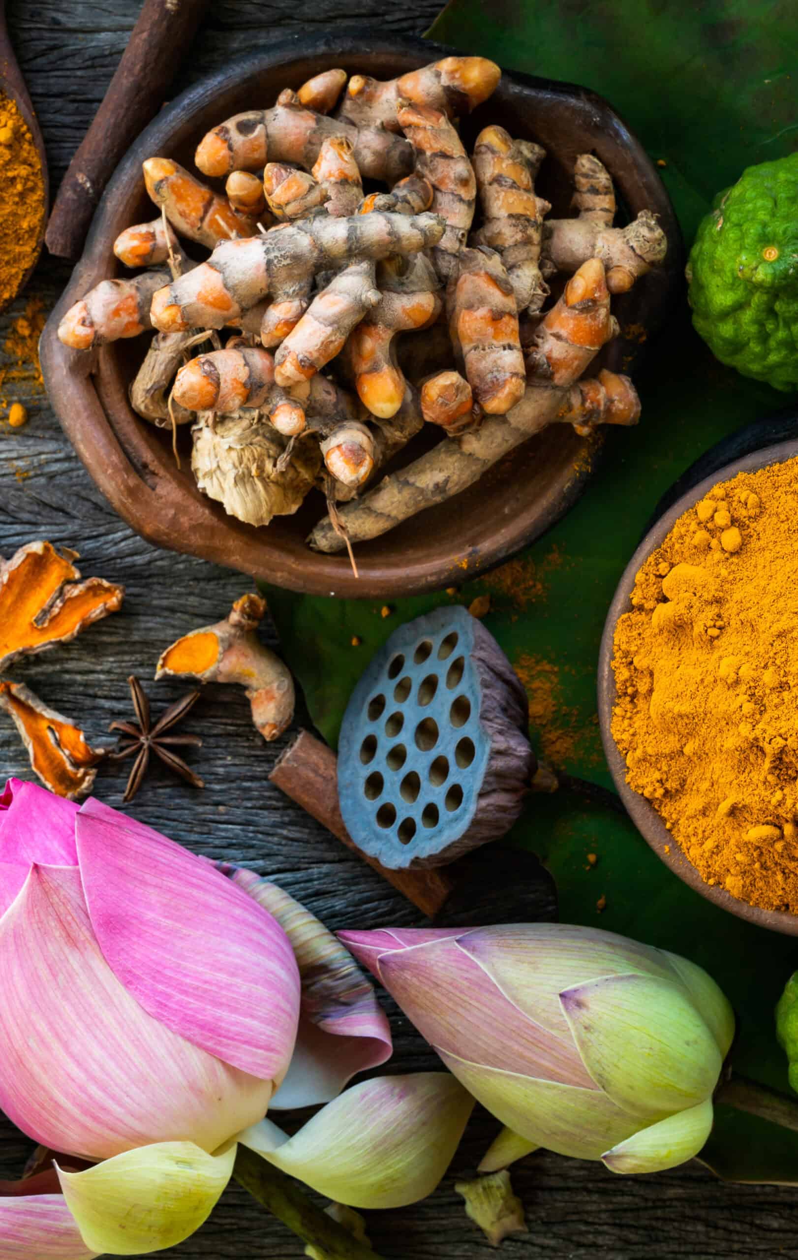 Ayurvedische Küche für zu Hause Zutaten
