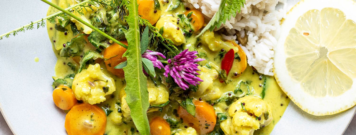 Brennnessel-Gemüse-Curry Brennnessel-Gemüse-Curry