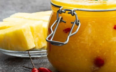Ananas-Bärlauch-Chutney-Banner