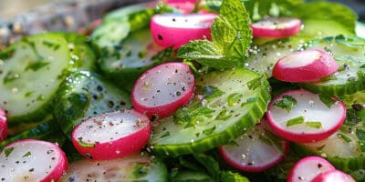 Gurken-Radieschen-Salat Bild Gurken-Radieschen-Salat