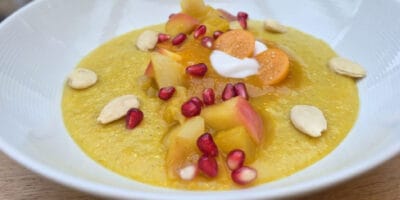 Polenta mit warmem Früchtekompott Bild Polenta mit warmem Früchtekompott