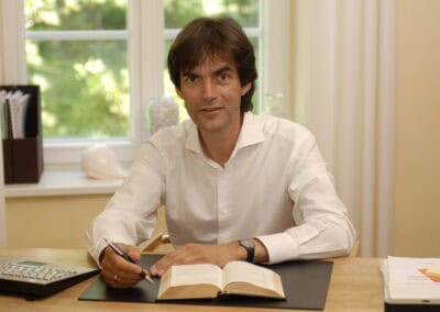 Sören in seiner neuen Praxis November 2005