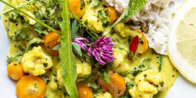 Brennnessel-Gemüse-Curry Bild Brennnessel-Gemüse-Curry