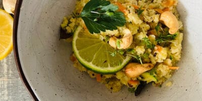 Bild Poha – ayurvedisches herzhaftes Frühstück